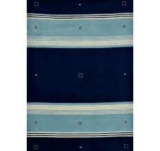 Modern Hand Knotted Trible Wool Rug